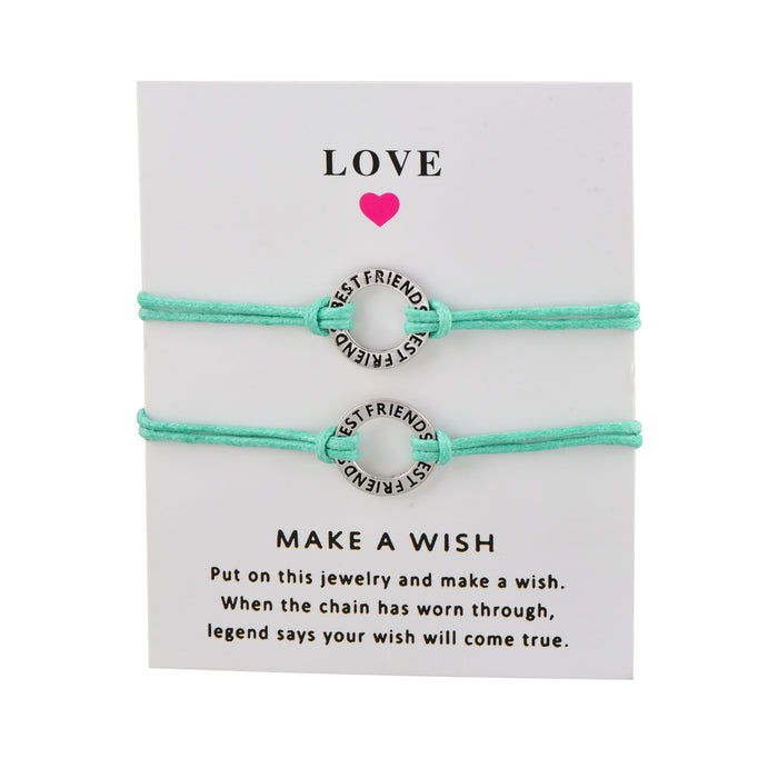 Best Friends Infinity Bracelets - Green