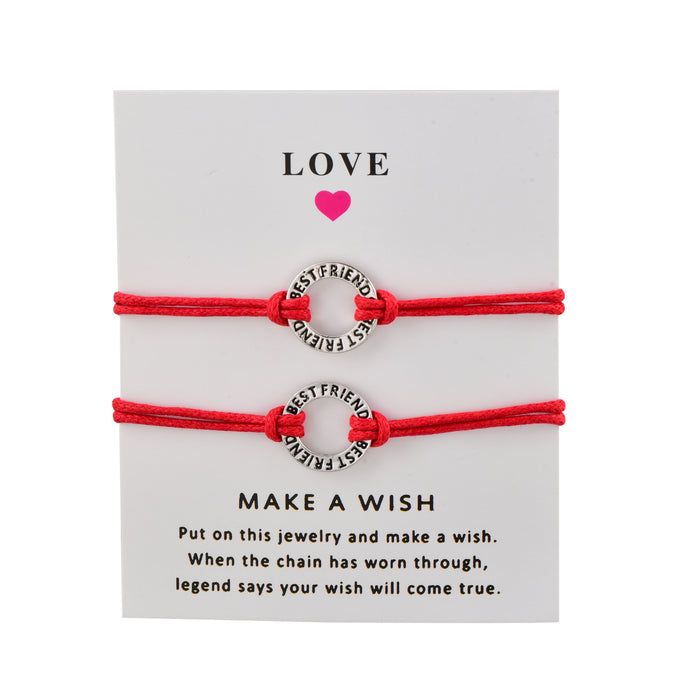 Best Friends Infinity Bracelets - Red