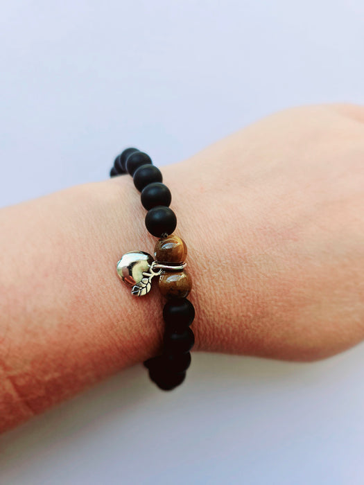 Teacher Bead Bracelet - Black