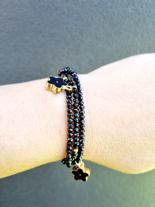 black bead bracelet 