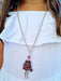 girls silver doll chain necklace