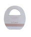 white cardboard gift bag with le carose logo