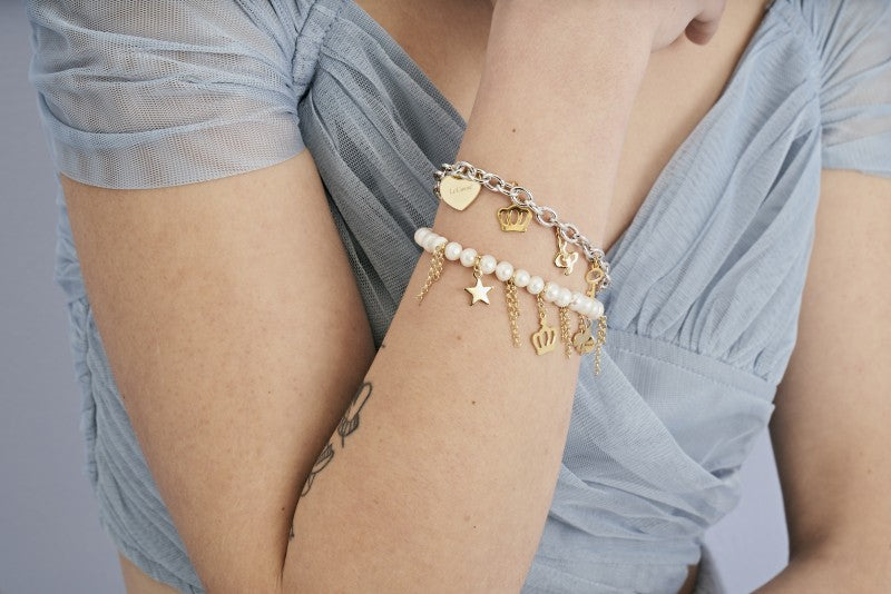 Joie Pearl Charm Bracelet